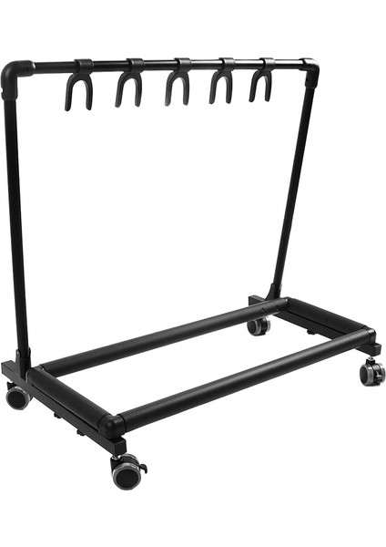 Guitar Stand Metal ve Eva Çoklu Gitar Dükkanlar Için Tekerlekler ile Tutucu Fl 17W W Gitar Stand Su Multı Rackguıtar Rackgutar Tuter (FL-11W)