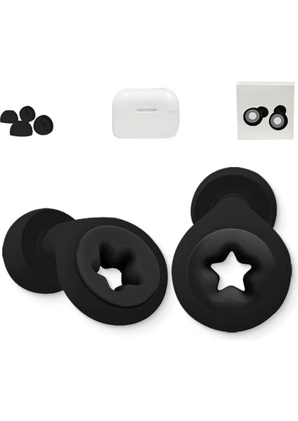 Uyku ve Gürültü Azaltma Için Sessiz Kulak Tıkacı, Tekrar Kullanılabilir Yumuşak Silikon Kulak Tıkacı, Konserler Için, Gürültü Hassasiyeti