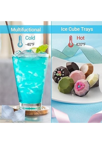 18 Bölmeli Elmas Şeklinde Dekoratif Şekilli Pratik Buz Kalıbı indirimleri