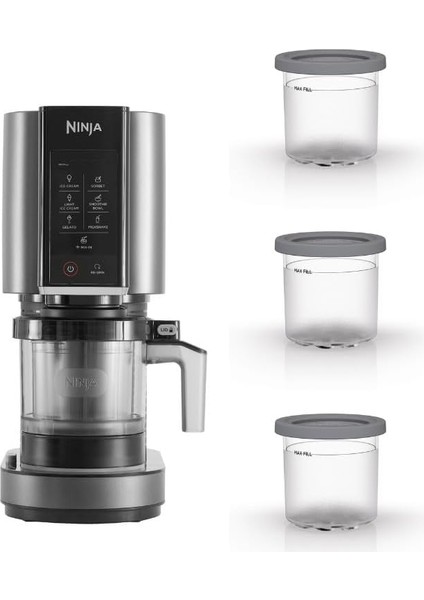 Creami 7 In 1 Dondurma Makinesi, 800W, Creamify Teknolojisi, 3 Kaplı, 7 Program, Dondurma, Gelato, Light Dondurma, Sorbet, Milkshake, Smoothie Bowl, Mix-In