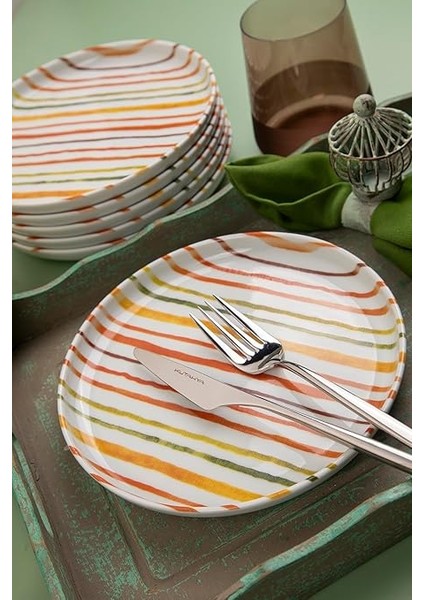 Porselen Moderna 6 Kişilik 19 cm Pasta Takımı Barcod modelleri