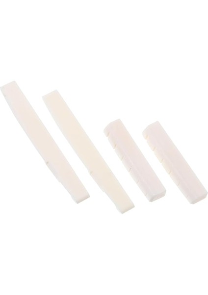 2 Takım Gitar Köprü Eyer Akustik Gitar Aksesuarları Akustik Gitar Köprü Sığır Eti Kemik Gitar Eyer Somunu