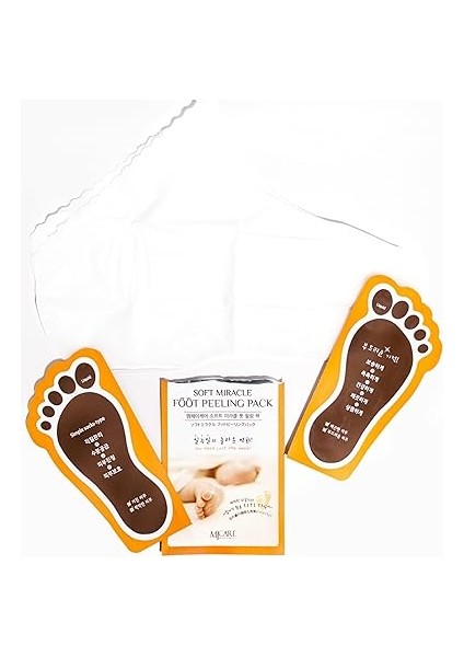 Mijin Cosmetics Miracle Foot Peeling Pack - Çorap Tipi Ayak Peeling Maskesi fırsatları