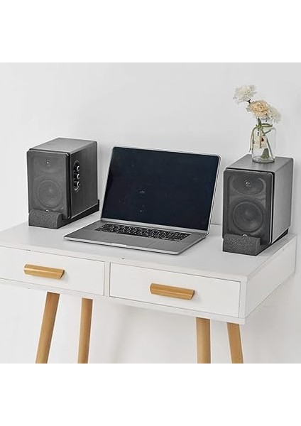 2'li Paket Stüdyo Monitörü Izolasyon Hoparlör Pedleri, Akustik Stüdyo Masaüstü Standı, Çoğu 3 Inç - 10 Inç Hoparlör Standı Için, 30 x 10 x 4,5 cm fiyatları