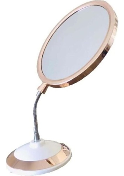 3x Büyüteçli Çift Taraflı Masaüstü Makyaj ve Tıraş Aynası - Profesyonel Yuvarlak Ayna indirimleri