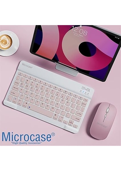 Tablet ve Telefonlar Için Bluetooth Klavye ve Mouse Set - AL3476 (Beyaz) fiyatları