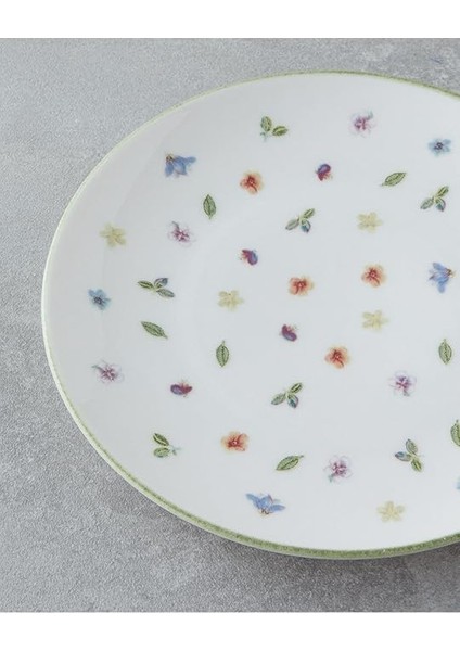 Home Lilyum Porselen 6'lı Pasta Seti 21 cm Renkli modelleri