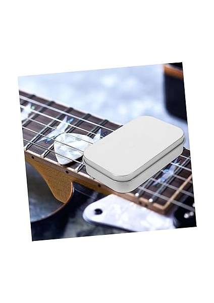 Gitar Penaları Orta Saklama Kutusu Metal Gitar Penası Kutusu Pena Tutucu Gitar Aksesuar Kutusu modelleri