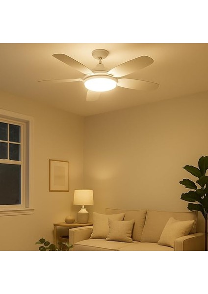 45 LED Işıklı Tavan Vantilatörü E27 Duylu 81 cm Genişlik 25W Dimlenebilir LED 20W Sessiz Fan, 3 Kademe Hız Uzaktan Kumandalı Gece Lambası Modu Zamanlayıcılı Ters Dönüşlü Soğutma Havalandrıma fırsatları