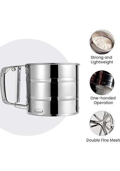 Paslanmaz Çelik Tetikli Un Eleme Aparatı, Un Eleği, Un Eleyici | Otomatik Paslanmaz Çelik Tetikli Un Eleme Aparatı - Mükemmel Un Eleği ve Eleyici Ürün modelleri