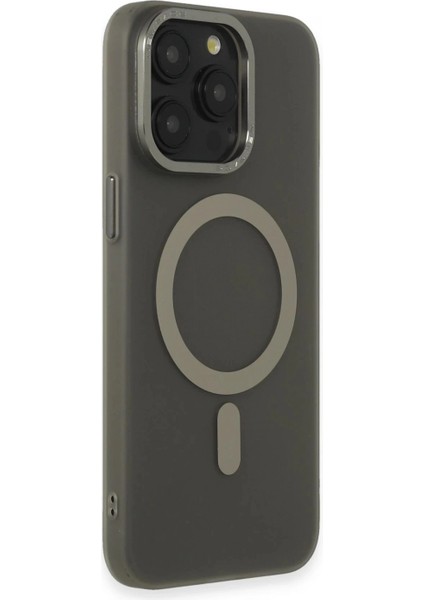 iPhone 15 Pro Max Kılıf Lodos Magneticsafe Mat Kapak - Titan Gri fiyatları