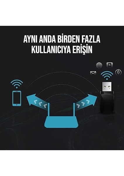 Mini USB Wifi Adaptör 300 Mbps Uyumlu (W-1) fiyatları
