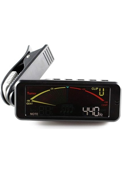 FMT-209 Gitar Akort Cihazı Klipsli 3'ü 1 Arada Metronom Akort Cihazı Ton Jeneratörü Kromatik Gitar Bas Ukulele Keman Müzik Aleti Aksesuarı modelleri