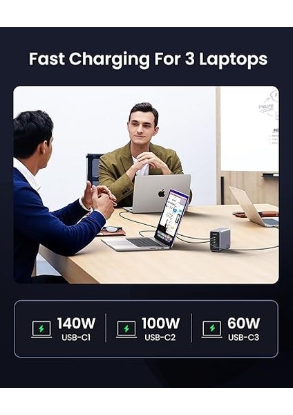 Nexode 300 W USB C Gan Şarj Cihazı, Pd3.1 Tek Bağlantı Noktalı 140 W, Çoklu Şarj Cihazı, 5 Bağlantı Noktalı, MacBook iPad iPhone Galaxy Pixel Steam Deck Kablo 240 W 1,5 M indirimleri
