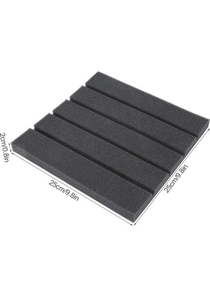 Adet 25X25X2 cm Ses Yalıtımı Köpük Akustik Paneller Piyano Odası Kayıt Stüdyosu Ses Emici Sünger fiyatları