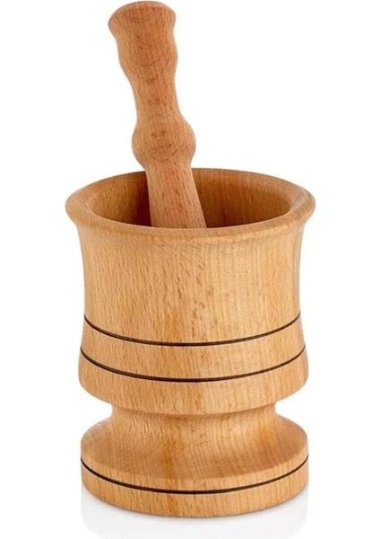 Ağacından Ahşap Havan Deforme Olmayan Yaşam Boyu Garantili Özel Ağaç Sarımsak Ceviz Döğücü