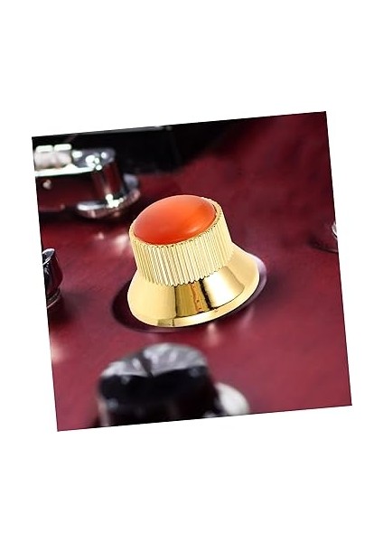 3 Parça Gitar Kolları Elektro Gitar Amfisi Bas Amplifikatörü Bas Gitar Amfisi Bas Gitar Düğmeleri Amplifikatör Için Elektrik Gitar Bas Düğmesi Potansiyometre Topuzu Golden modelleri