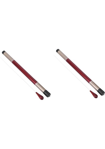 2 x 38 cm Taşınabilir Ritim Grubu Direktörü Profesyonel Gülağacı Orkestra Şefi Çubuğu