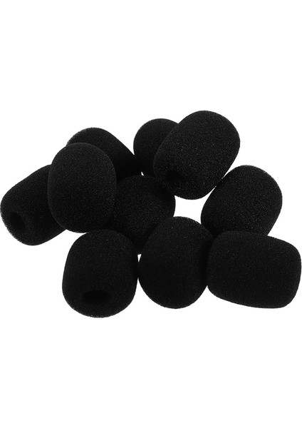 10 Adet Mikrofon Kılıfı Mikrofon Rüzgarlığı Yaka Kulaklık Rüzgarlığı Sünger Kılıfı Stüdyo Sahne ve Profesyonel Kullanım Için Kulaklık Mikrofonları Için