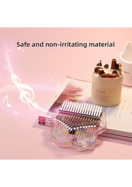 Kalimba Mini Başparmak Piyano 17 Tuşlar Taşınabilir Müzik Aleti Karikatür Sevimli Kalimba Başparmak Piyano Müzik Kutusu Yeni Başlayanlar Için Ilginç Parti Seyahat Başparmak Piyano Enstrümanı modelleri
