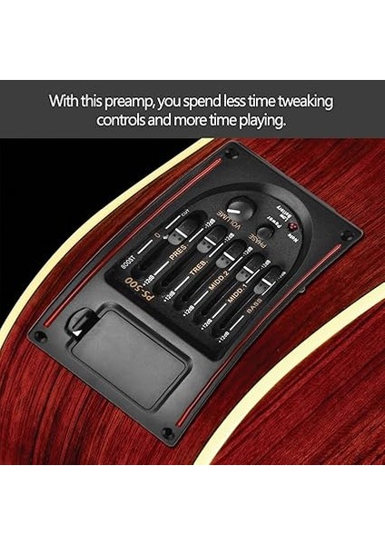 Alıcısı Eq PS-500 5 Pikap, Gitar Alıcısı Akustik Gitar Preampı, Akustik Gitar Preampı Pikap Bandı Ekolayzer Akustik Gitar Aksesuarı Için Dijital Tuner Alıcısı modelleri