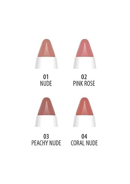 Rose Nude Look Creamy Shine Lips. No:04 Coral Nude 1 Paket fiyatları