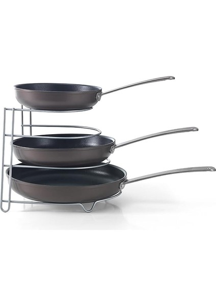 Canyon-4 Katlı Tava Rafı Polytherm Kaplama Gri