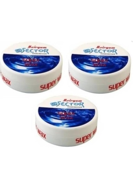Super Wax 150 ml Saç Şekillendirici Wax Ultra Strong 3'lü Set