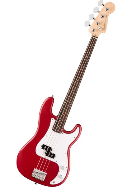 Squier Debut Serisi Precision Bass Elektro Gitar, Yeni Başlayanlar Için Gitar, Saten Dakota Kırmızısı