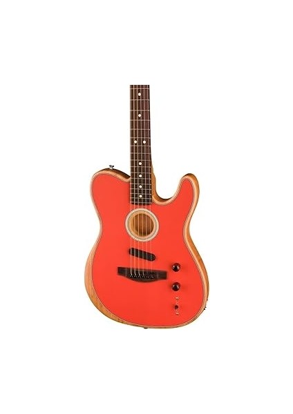 Limited Edition Acoustasonic Player Telecaster Fiesta Red Elektro Akustik Gitar modelleri