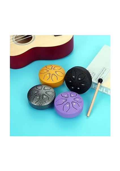 3 6 Ton Çelik Dil Tamburu, Dış Mekanlar Için, Yağmur Tamburu, Enstrüman, Mini El Tamburu, Ethereal , Koyu Yeşil fiyatları