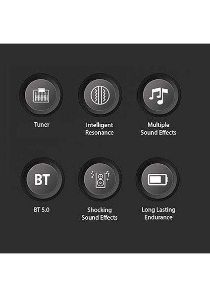 Gitar Manyetiği Klasik Gitar Manyetiği Titreşim Manyetiği Bt Eşlik Eden Rezonans Manyetiği 3-Bant Eq Ekolayzer Akustik Ahşap Gitar Enstrüman Akuarları fiyatları