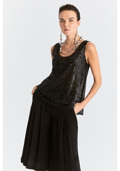 Payetli Askılı Bluz Siyah K2013113_001 fiyatları