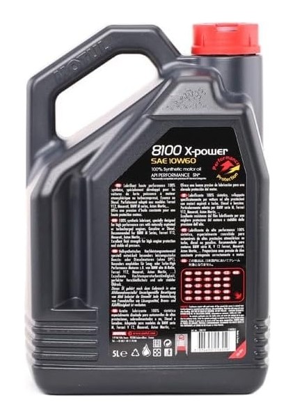 8100 X-Power 10W60 5 Litre modelleri