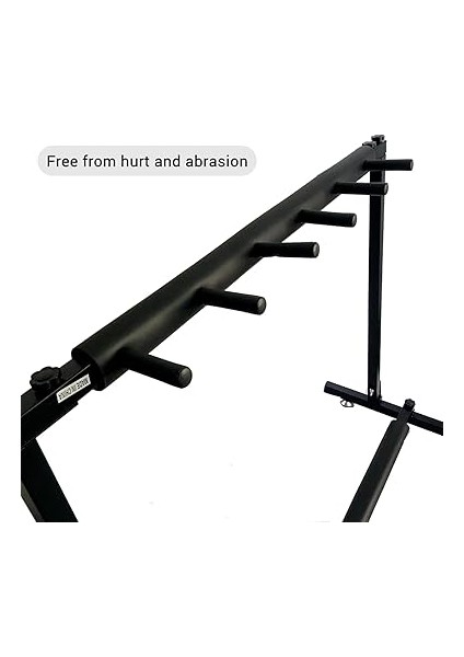 Çoklu Gitar Standı 5 Tutucu Katlanabilir Evrensel Sergileme Rafı Taşınabilir Siyah Klasik Akustik, Elektrik, Bas Gitar Için fırsatları