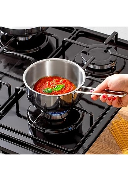 Paslanmaz Çelik Kaçerola ve Sahan Seti - Yumurta Sahan ve Sos Tavası 14-18 cm modelleri