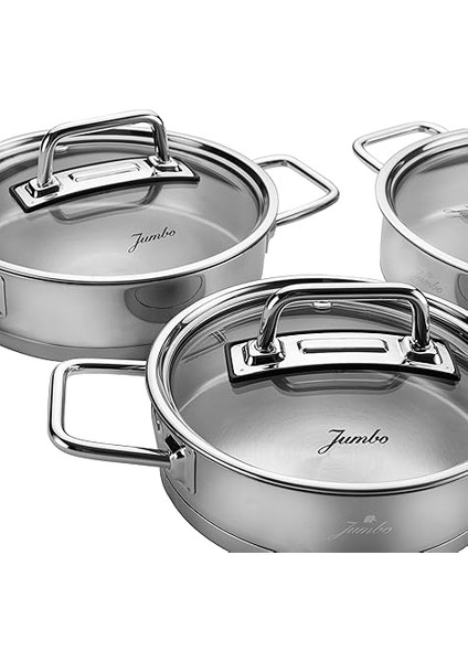 Assos 6 Parça Midi Çelik Sahan Seti fiyatları