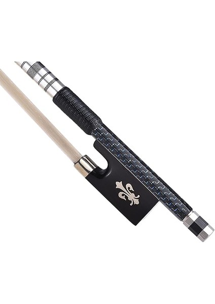 Dengeli 4/4 Keman Keman Yayı Örgülü Karbon Fiber Yuvarlak Çubuk Nefis At Kılı Abanoz fiyatları