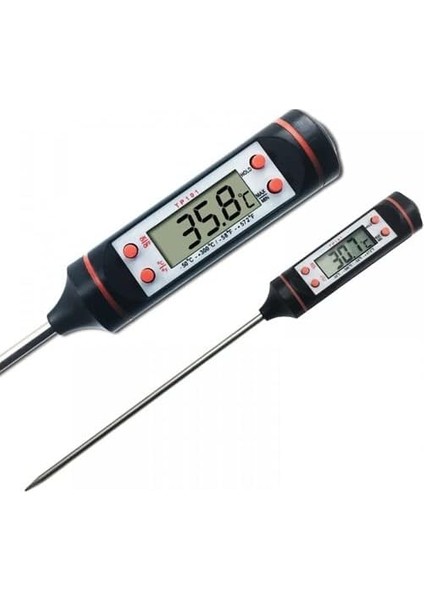 Gıda Termometresi Dijital Sıcaklık Derece Kutulu Et Süt Mama Yemek Isı Ölçer fiyatları