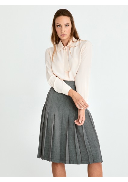 Piliseli Etek Gri K2015017_004 fiyatları