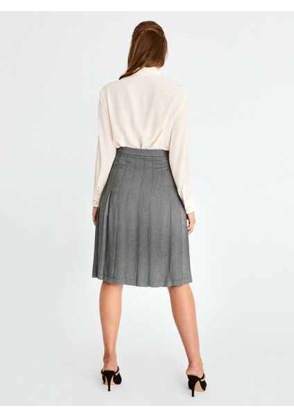 Piliseli Etek Gri K2015017_004 modelleri