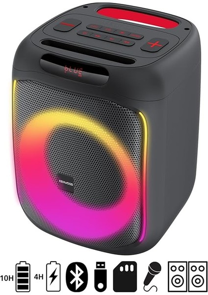 Parti Hoparlörü AS-P200BT - Dinamik Işık Gösterisi, 10 Saat Pil Ömrü, Bluetooth, Tws (Kablosuz Stereo), Usb, Sd Kart, Aux Girişi, Mikrofon Girişi, Siyah fiyatları