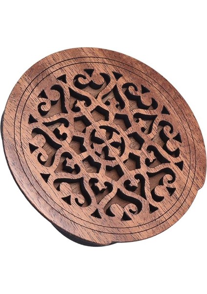 Gitarren-Sound-Hole-Cover Gitar Ahşap Ses Deliği Ses Deliği Kapağı Blok-Feedback Tampon Maun Ağacı Eq Akustik Halk Gitarları Için