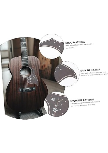 Gitar Koruyucu Pena Koruyucu Çıkartması 39-41 Gitar Tahtası Perde Tahtası Koruyucu Hafif ve Taşınabilir Tasarım indirimleri
