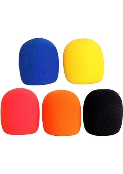 5 Adet/grup Evrensel Mikrofon Aksesuarları Köpük Kapak El Mikrofonu Rüzgar Süngeri Kapağı Şekil Mikrofon Rüzgar Siperi Ktv Karaoke Dj Için Çok Renkli fiyatları