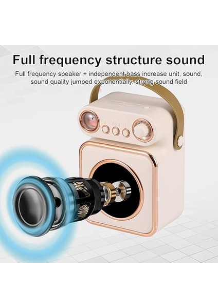 Mini Karaoke Makinesi Kablosuz Mikrofon ve Hoparlör Seti 2 Mikrofonlu Şarj Edilebilir LED Renkli Gece Lambası El Mikrofonu Karaoke Hoparlörü Doğum Günü Partisi Için Hediyeler Masaüstü Fitness modelleri