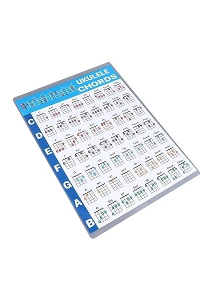 Ukulele Akor Öğrenme Sayfası Profesyonel Eğitim Referans Kılavuzu Yeni Başlayanlar Için Ukulele Akor Poster Tablosu (Büyük: 50 x 35 x 10 cm / 19,7 x 13,8 x 3,9 Inç) fiyatları