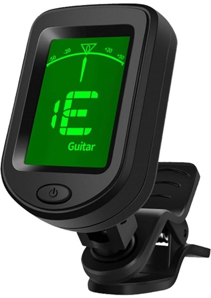 Takılabilir Gitar Akort Cihazı, Dijital Ukulele Akort Cihazı, Döner LCD Ekran, Şarj Edilebilir C Tipi Tuner, Gitar, Bas, Ukulele, Keman, Banjo Için Tuner