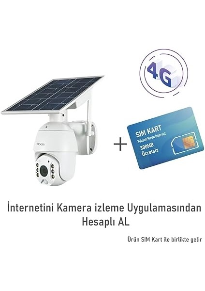 C16 4g Sim Kartlı Pilli Solar Dış Ortam 360° Hareket Kontrollü Güvenlik Kamerası fiyatları