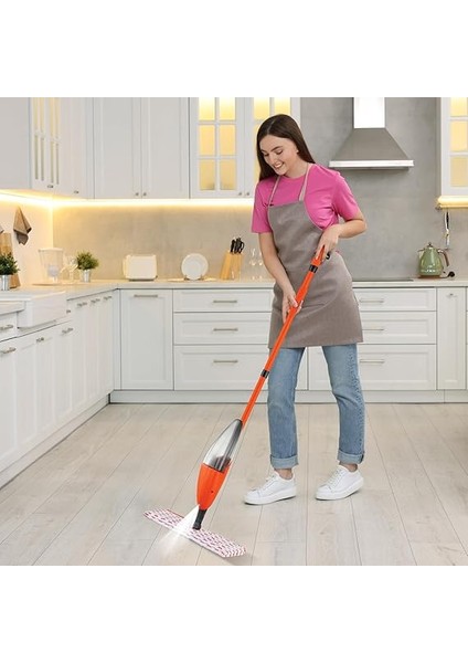 Fashion Çift Taraflı Sprey Mop, Kovasız Pratik Temizlik, 360 Döner Başlıklı Paspas fırsatları